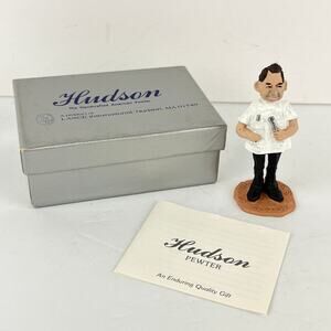 Vintage Hudson Pewter #967 Painted Dentist